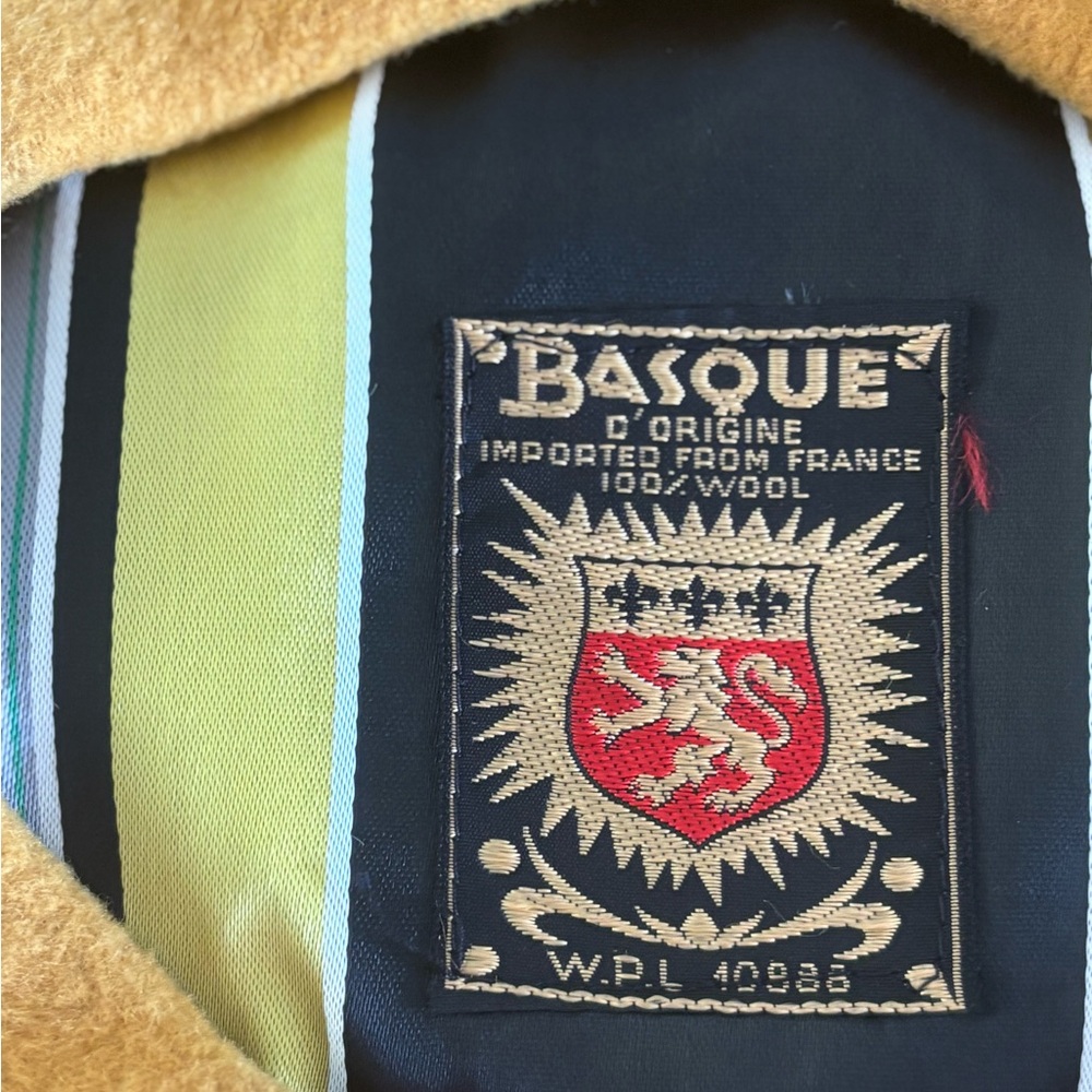 Vintage Basque D’Origine imported from France wool beret